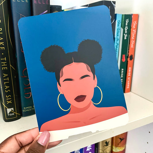 Afro Puff Girlie Kindle Insert