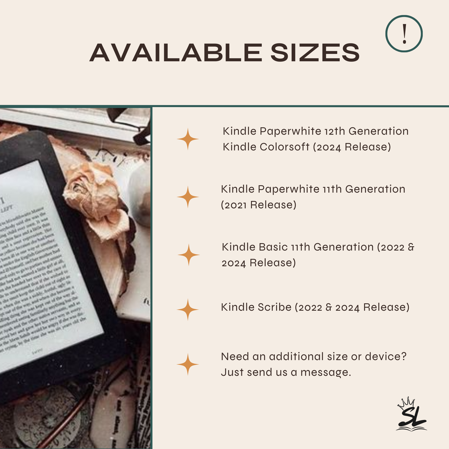 Afro Puff Girlie - Printable Kindle Insert