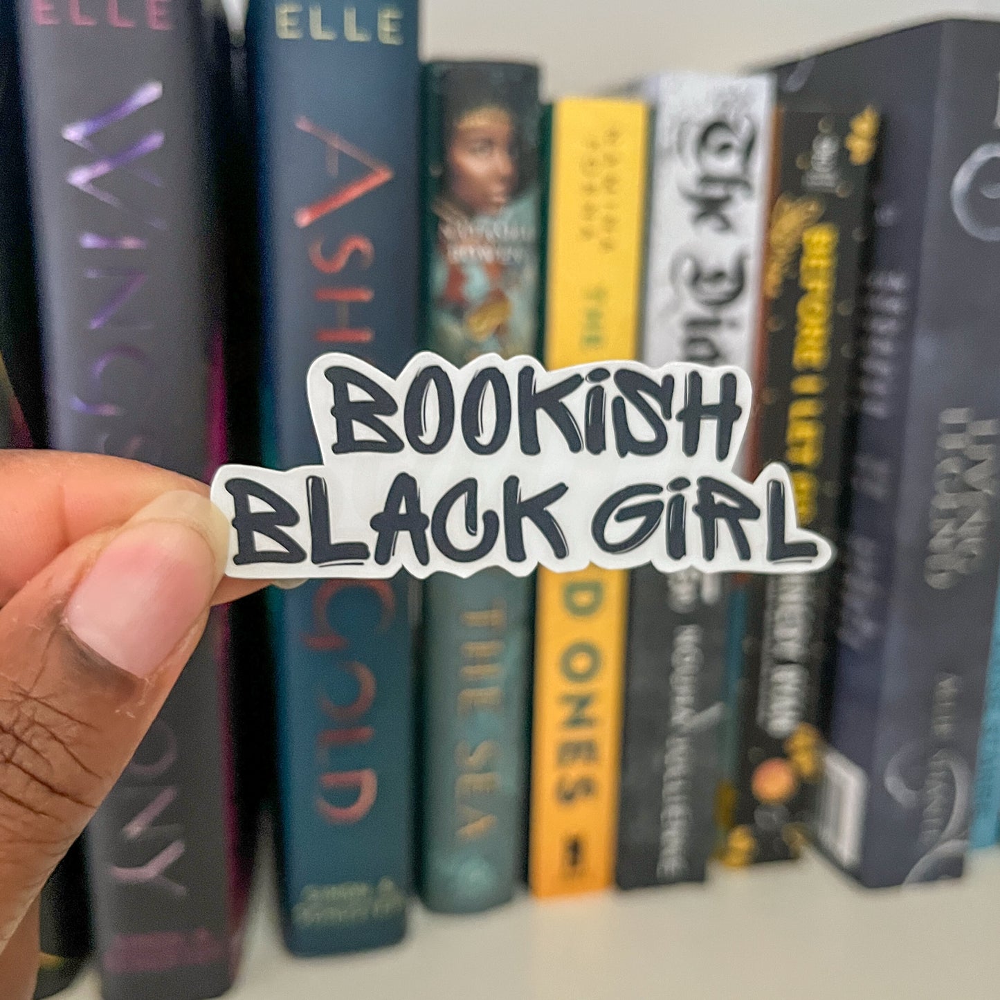 Bookish Black Girl Sticker