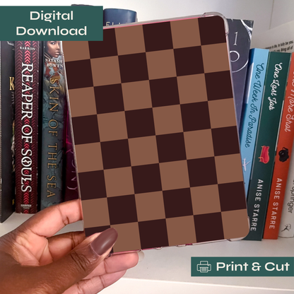 Cozy Coffee & Checkers - Printable Kindle Insert
