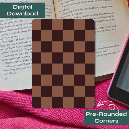 Cozy Coffee & Checkers - Printable Kindle Insert