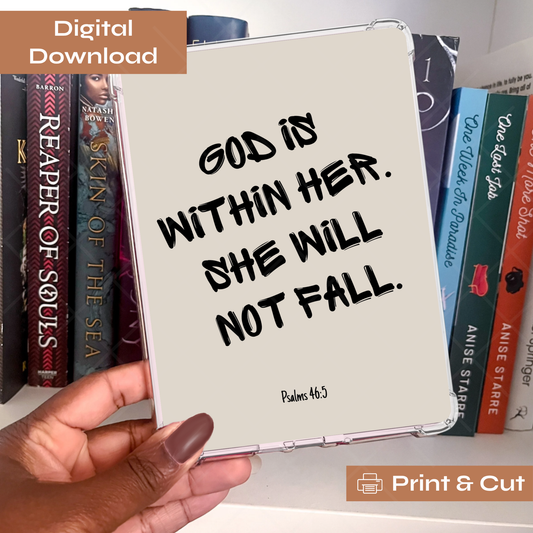Psalms 46:5 - Printable Kindle Insert