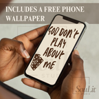 God Don't Play About Me Printable Christian Wall Art