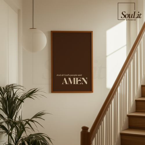 Amen Printable Christian Wall Art
