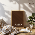 Amen Printable Christian Wall Art