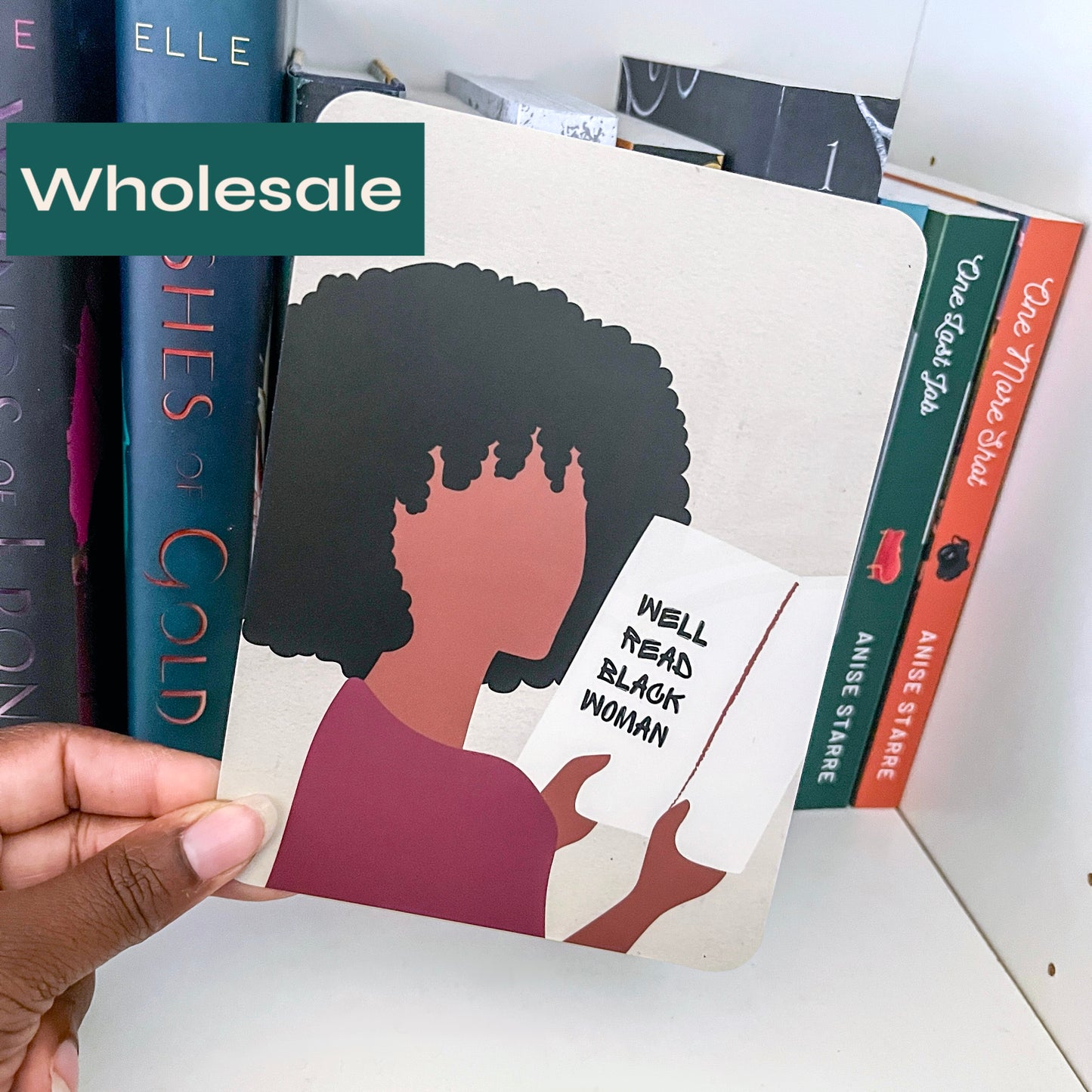WHOLESALE - Well Read Black Woman Kindle Insert (Case of 3)